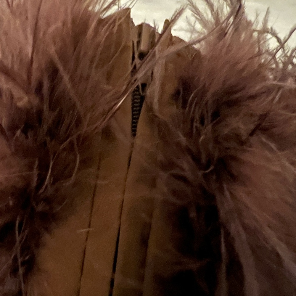Lamarque Strapless Bustier color chocolate feathers - Picture 8 of 12